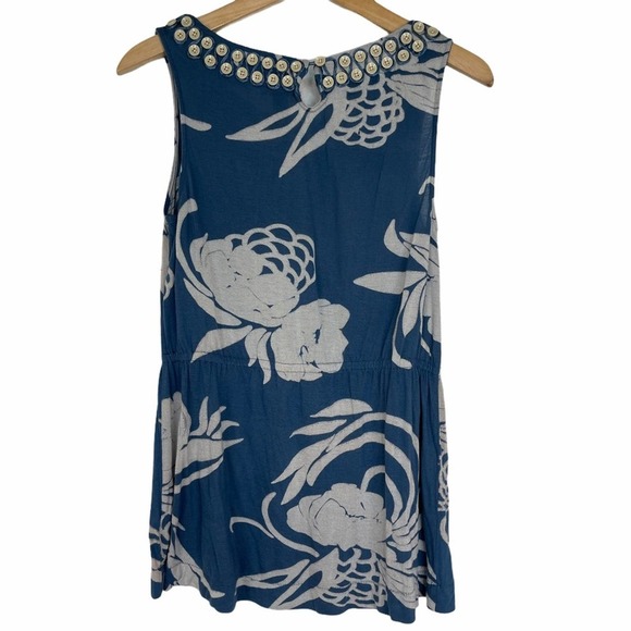 Anthro Ric Rac Button Detail Tank small - Picture 2 of 11